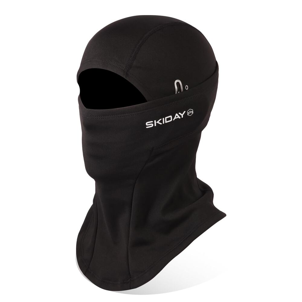 SKIDAY Balaclava Face Mask Windproof Winter Skiing Motorcycling Black